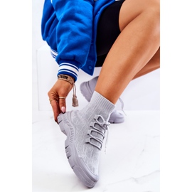 FM1 Szürke Kimberly Sport Socks cipő 3