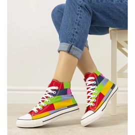 Színes Gabby boka tornacipő piros 1