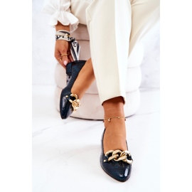 PA2 Lakkozott bőr kígyóbőr szivattyúk Zöld Elissabeth fekete 1