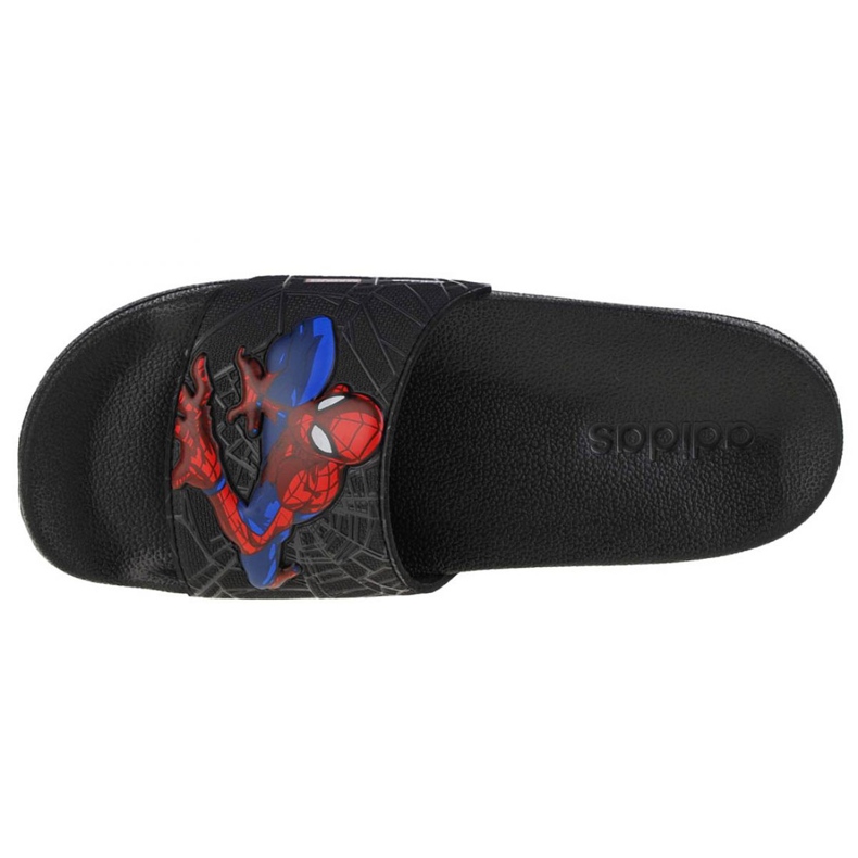 Adidas Adilette Shower Slides Spiderman Jr FZ1716 papucs fekete 2