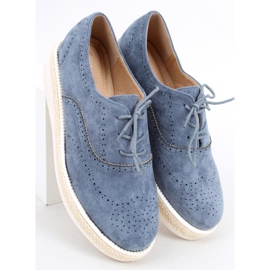 Női espadrilles cipő Apia Blue kék 1
