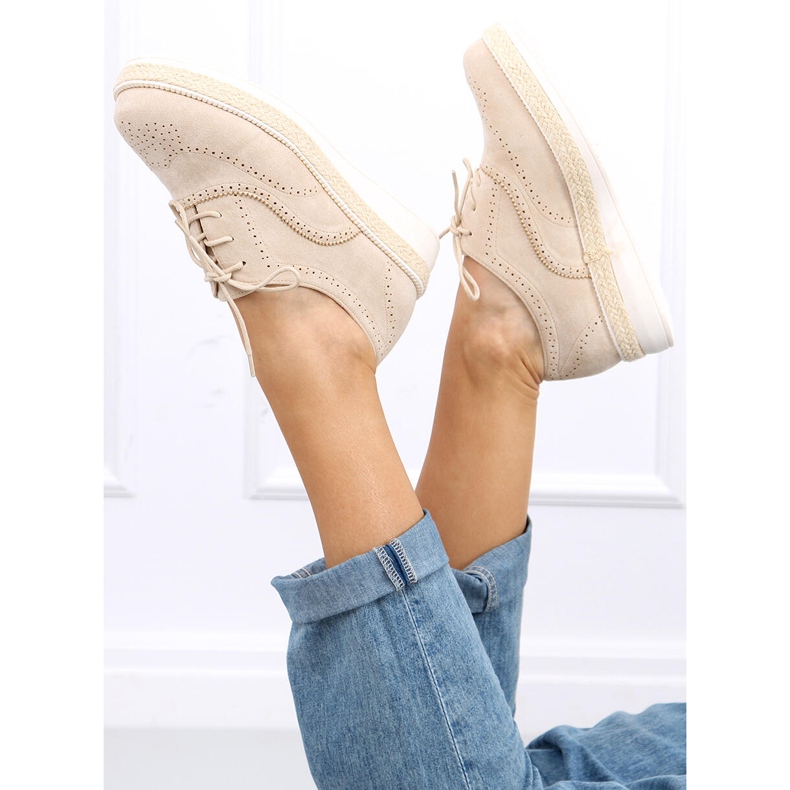 Női cipő espadrilles Apia Beige bézs 2