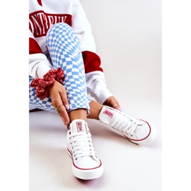 Magas bőr tornacipő Big Star JJ274132 fehér 1