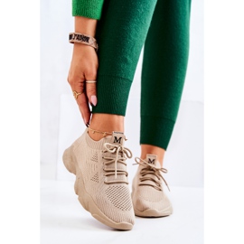 PS1 Sportcipő Sneakers Fabric Sötétbézs Nolene 2