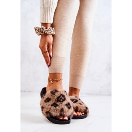 PM1 Prémes papucs, gumi Leopard Barna Noelle bézs 2