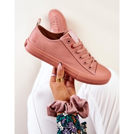 Low Sneakers Big Star JJ274005 Sötét rózsaszín 2