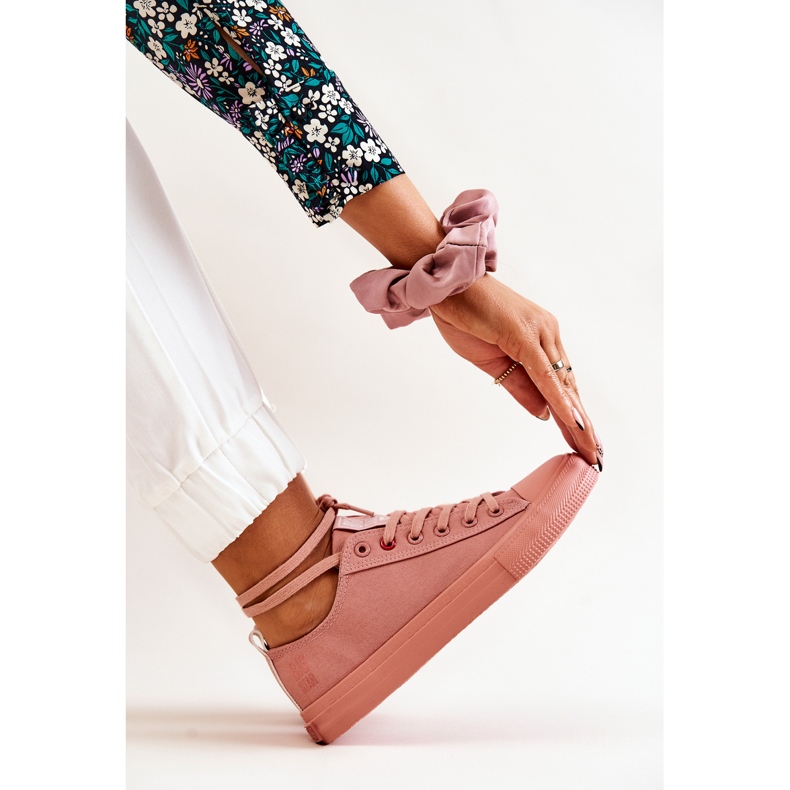 Low Sneakers Big Star JJ274005 Sötét rózsaszín 1