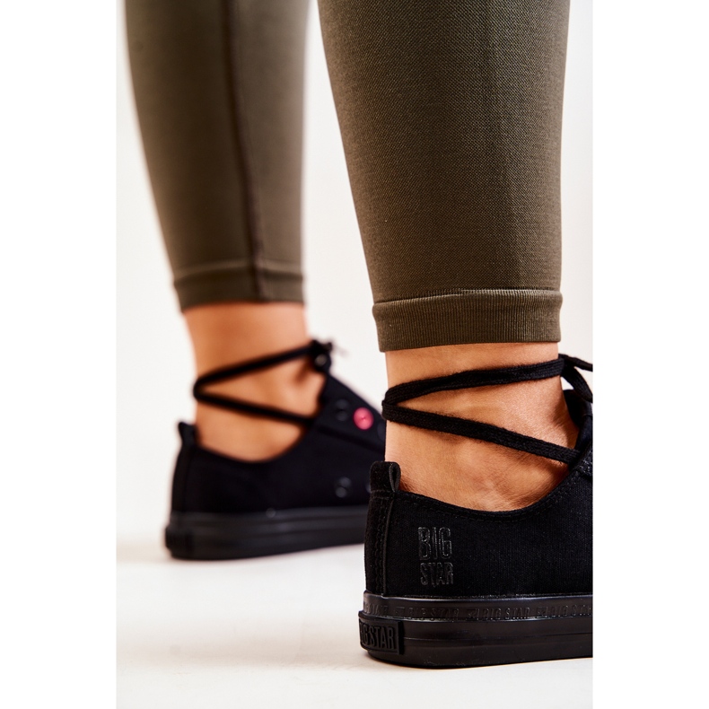 Fekete alacsony tornacipő Big Star JJ274003 1