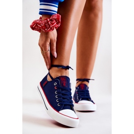 Női tornacipő Big Star JJ274121 Sötétkék 2