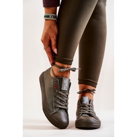 Alacsony tornacipő Big Star JJ274004 Khaki zöld 2