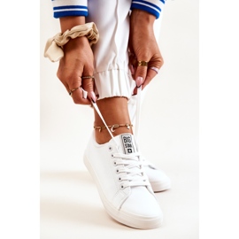 Bőr tornacipő Big Star JJ274311 fehér 1