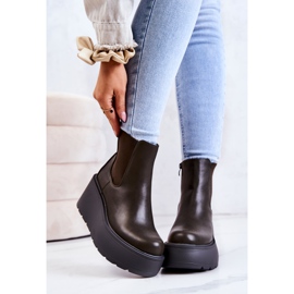 PS1 Meleg csizma Sötétzöld Montiano 2