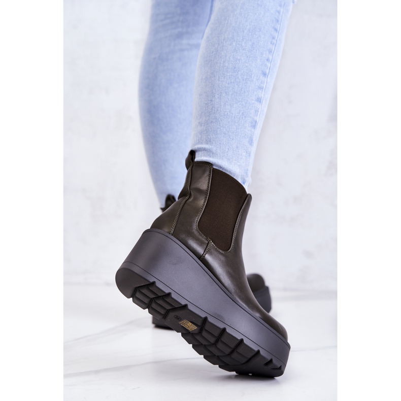 PS1 Meleg csizma Sötétzöld Montiano 1