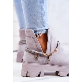 PS1 Velúr munkáscsizma csíkokkal, szürke Moriah 1 PS1 Velúr munkáscsizma csíkokkal, szürke Moriah 1