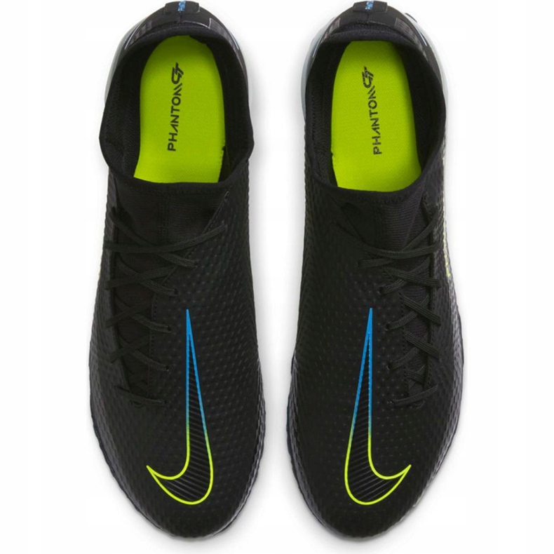 Nike Phamtom Gt Academy Df Tf M CW6666-090 futballcipő fekete 1