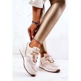 FS2 Sportcipők a Bézs Ginevra Platformon 2