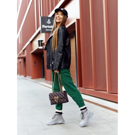 Bőrcsizma Big Star II274365 Szürke 6