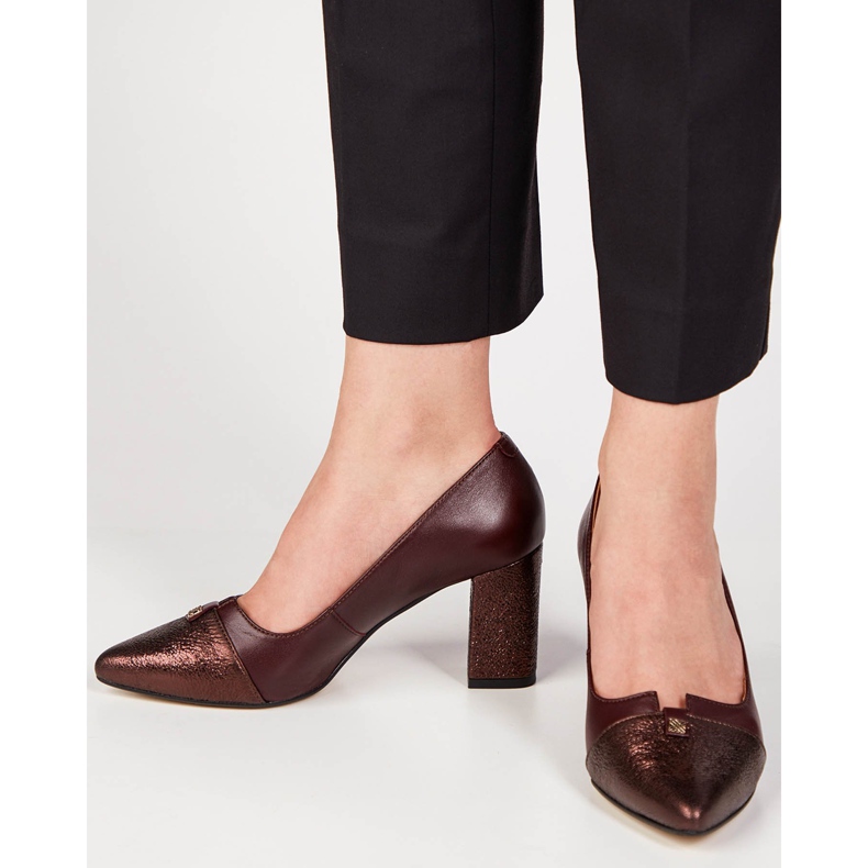 Marco Shoes Marco 1411P női szivattyúk piros sokszínű 1