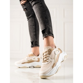 Marquiz Divatos cipők bézs barna 1