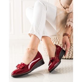 Lakkozott Vinceza cipő piros sokszínű 1