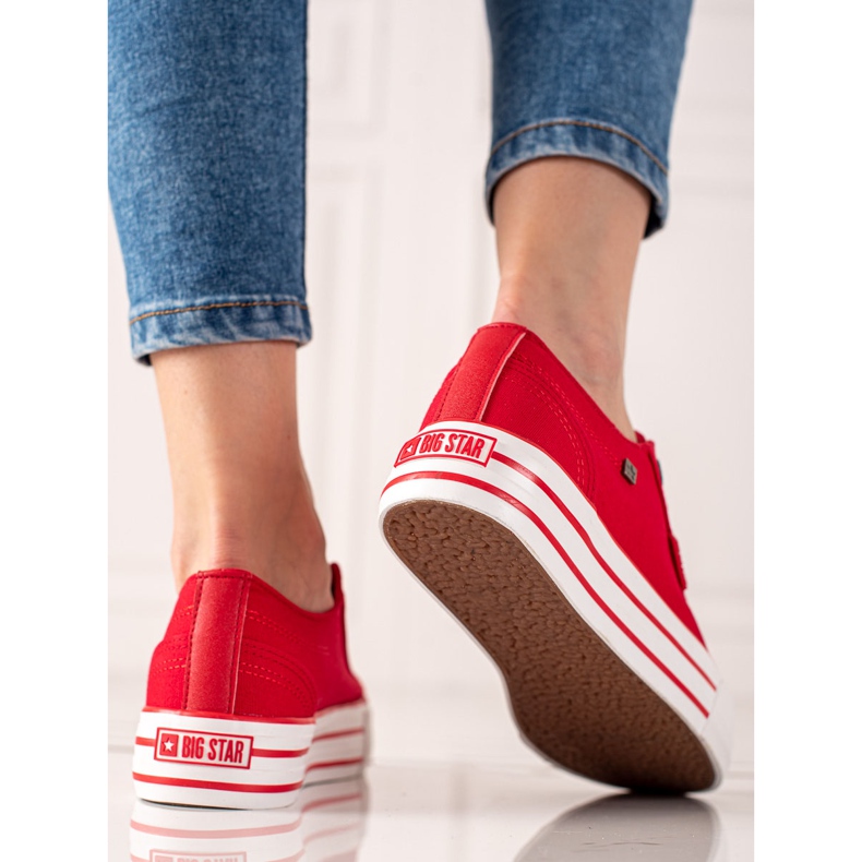 Női Big Star tornacipő HH274053 piros 1