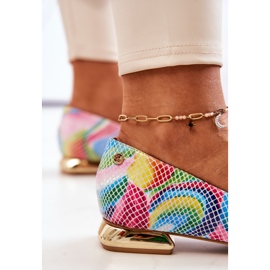 Laura Messi női balerinák, bőr szivárvány 2193 sokszínű 1