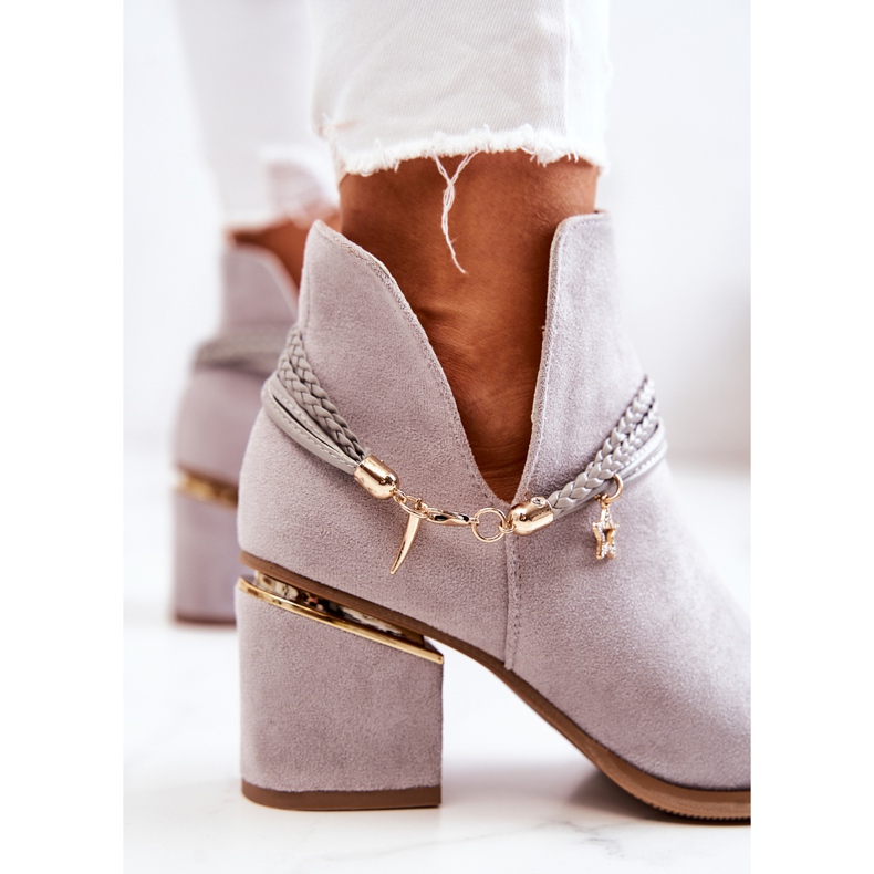 PS1 Inessa szürke velúr cowboy csizma csíkokkal 1 PS1 Inessa szürke velúr cowboy csizma csíkokkal 1