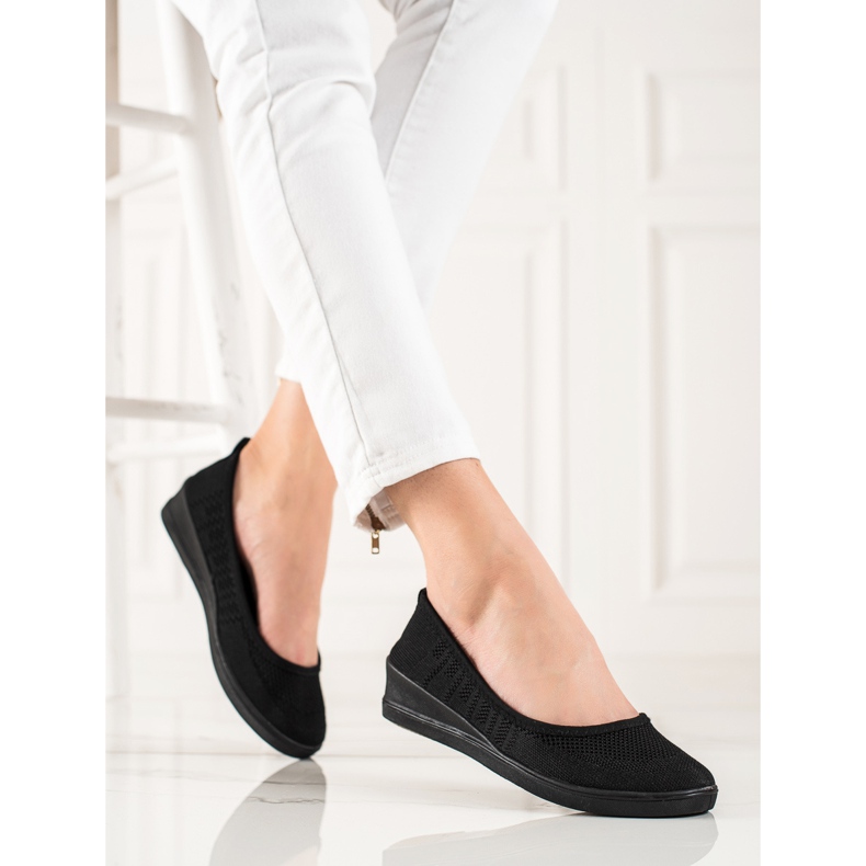 Evento Kényelmes fekete balerinák 1 Evento Kényelmes fekete balerinák 1