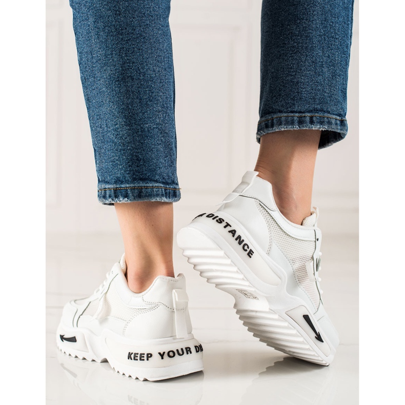 TRENDI Fehér divat cipők 1