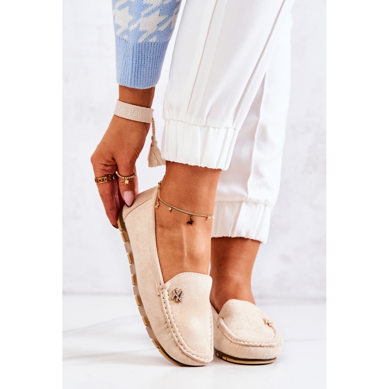 PS1 Női Velúr Cipők Bézs Madelyn 1