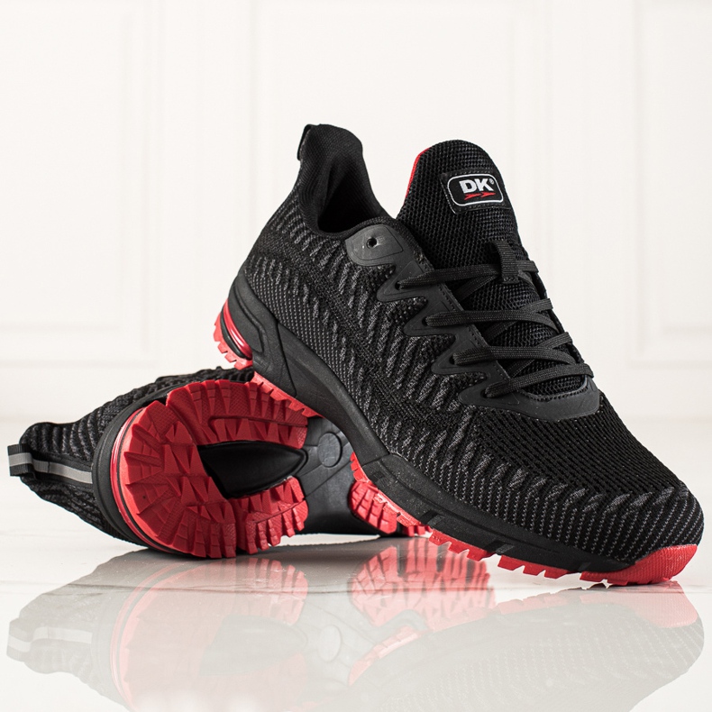 DK Kényelmes férfi sportcipő fekete szürke 1