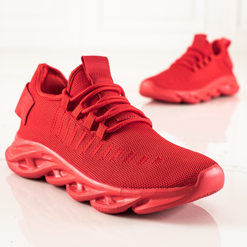 TRENDI Divatos férfi sportcipő piros 1