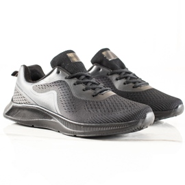 TRENDI Könnyű sportcipő fekete szürke 2