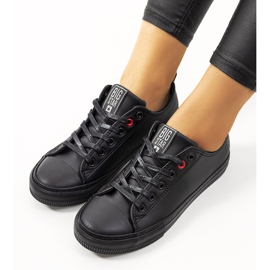 Női fekete tornacipő Big Star JJ274006 1