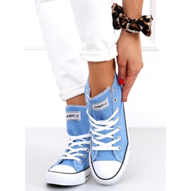 Inga L.BLUE bokáig érő tornacipő kék 1