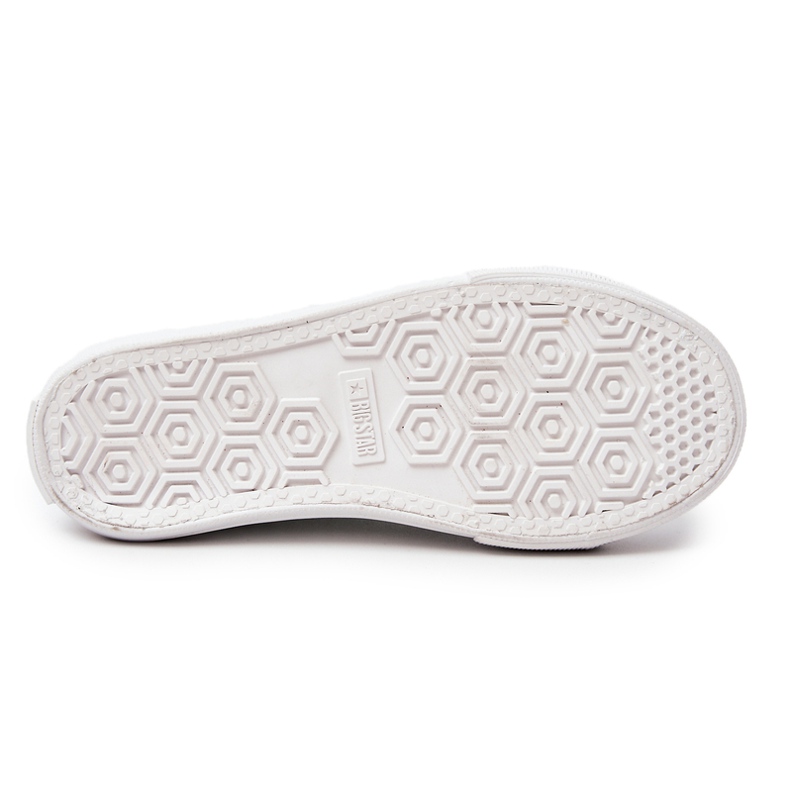 Bőr tornacipő Big Star JJ374024 fehér 2