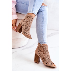 FB1 Áttört Csizma Egy Posta Bézs Bretagne-ban 1