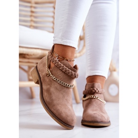 PS1 Velúr csizma lánccal Barna Talitha 2 PS1 Velúr csizma lánccal Barna Talitha 2