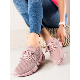 Női tornacipő Big Star JJ274266 rózsaszín 2