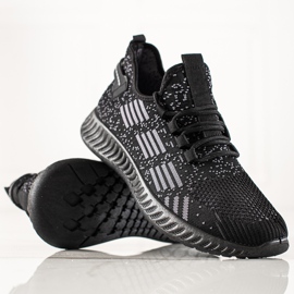 TRENDI Könnyű férfi sportcipő fekete 1