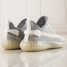 TRENDI Kényelmes férfi tornacipő szürke 1