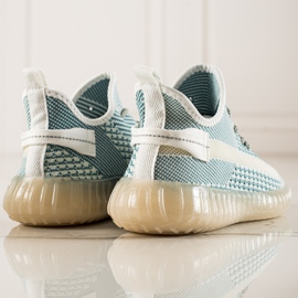 TRENDI Kényelmes férfi tornacipő zöld 2