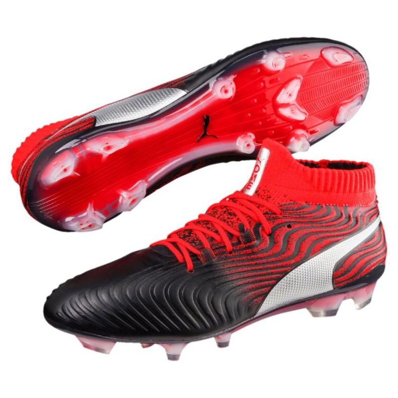 Futballcipő Puma One 18.1 Syn Fg M 104869 01 sokszínű fekete 1 Futballcipő Puma One 18.1 Syn Fg M 104869 01 sokszínű fekete 1