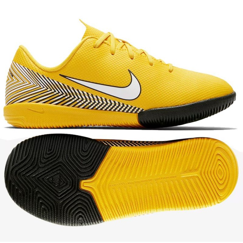Beltéri cipő Nike Mercurial Vapor 12 Academy Neymar Ic Jr AO2899-710 sárga sárga 1 Beltéri cipő Nike Mercurial Vapor 12 Academy Neymar Ic Jr AO2899-710 sárga sárga 1