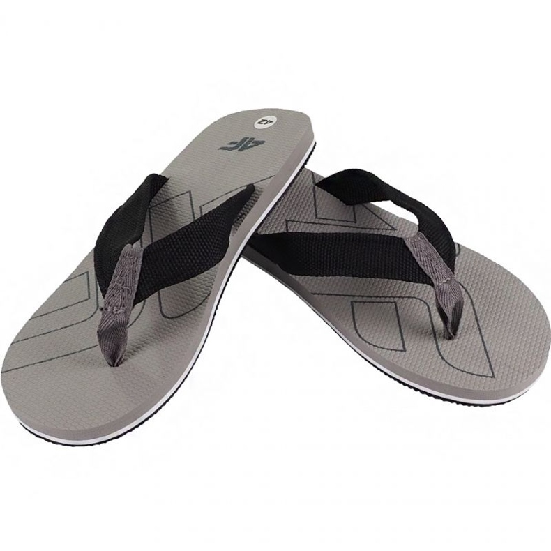 Papucs 4F M H4L19 KLM003 83S bézs fekete barna 1