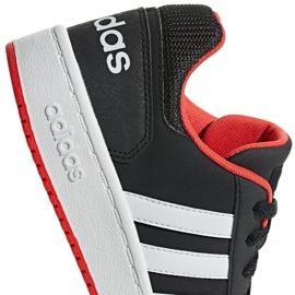 Cipő adidas Hoops 2.0 Jr B76067 fekete piros 1 Cipő adidas Hoops 2.0 Jr B76067 fekete piros 1