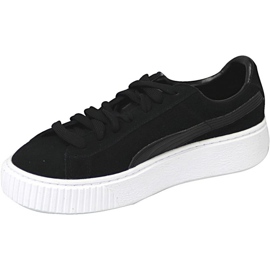 Puma Suede Platform Jr 363663 01 fekete 1