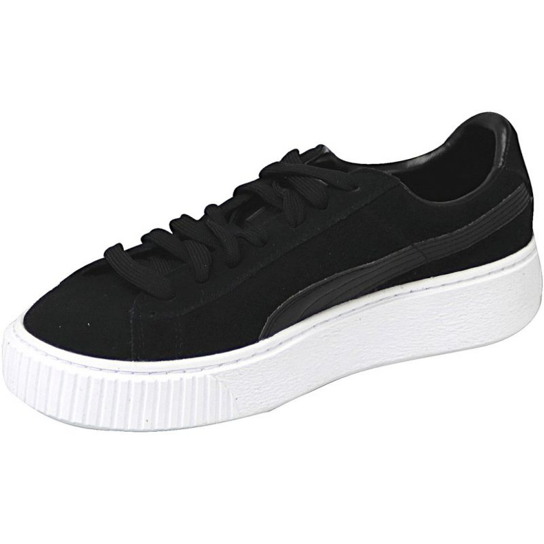 Puma Suede Platform Jr 363663 01 fekete 1