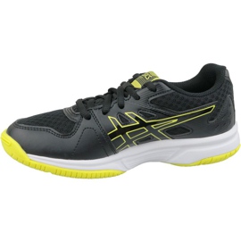 Asics Upcourt 3 Gs Jr 1074A005-003 röplabda cipő fekete fekete 1 Asics Upcourt 3 Gs Jr 1074A005-003 röplabda cipő fekete fekete 1