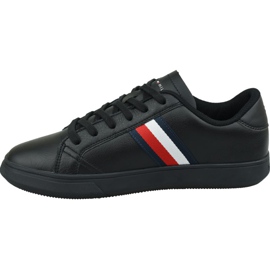 Cipő Tommy Hilfiger Essential Leather Cupsole M FM0FM02388 Bds fekete 1